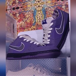 Nike SB Purple Lobsters Low-Top Sneakers